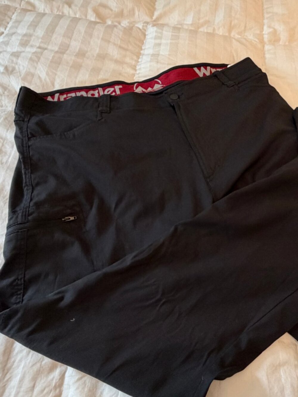 Wrangler, cargo pants, Black, 42 x 32